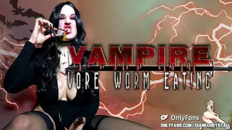 VORE Vampire Queen Eating Your Transformed Worm Body 4K