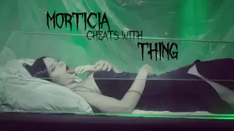 Morticia cheating with Thing - Cosplay, Big Tits, Masturbation, with Cruel Alice