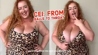 Cum Swallowing: Balls the Throat CEI - hd wmv