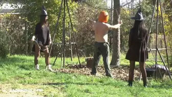 Happy Halloween! Punishing the pumpkin wmv