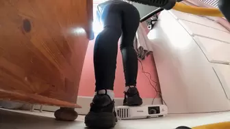 Sophie Stands On The Slaves Projector 6