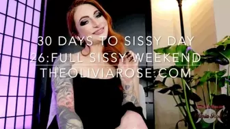 30 Days To Sissy Day 26: Full Sissy Weekend (MP4 SD)