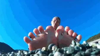 GABRIELLA - After the beach - Dirty feet licking (INSANE CLIP!)