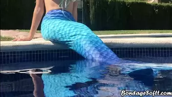 Mermaid at the pool