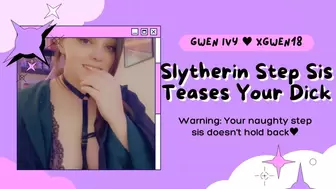 Slytherin Step Sis Teases Your Dick