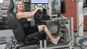 Sydney Takes Her First Drive in the Simulator (MP4 - 720p)