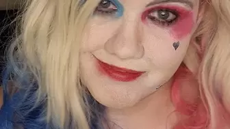 BBW Halloween as Harley Quinn with toys