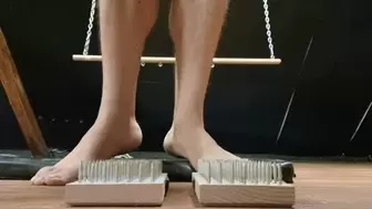 Barefoot Bed Of Nails Punishment