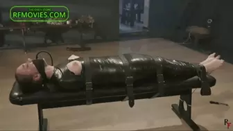 Arina - Tight mummification and inflatable gag (FULL HD MP4)