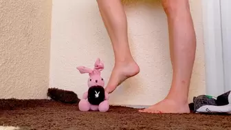 Barefoot crush stuffed rabbit Jenny