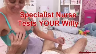 Nurse tests your willy Lillian's first ever hand job on camera