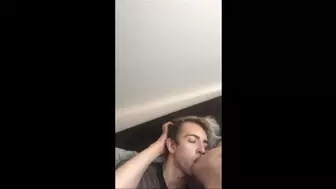 Slut boy lets me creampie him for the first time!