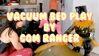 Vacuum Bed Play with the 5 beautiful Rubber Goddess!