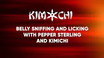Belly sniffing and licking with Pepper Sterling and Kimichi - WMV