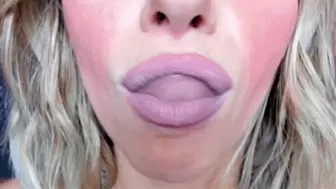 Bronze Metallic Lipstick Blackout Kisses Lip Smelling (HD) WMV