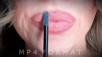 Green Lipstick Lip Sniffing (HD) MP4