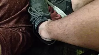 Shoe-Licking Footrest (SD mp4 Format)