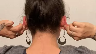 pulling ears
