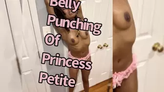 4K MP4 Naked PrincessPetite Belly Punched and Crop whipped Belly Punishment