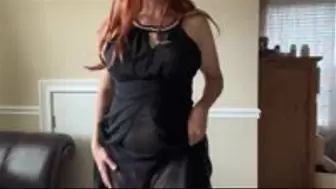 Romantic All Natural Standing Orgasm in Evening Gown