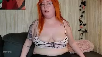 BBW Coughing Until She Pees Her Pants