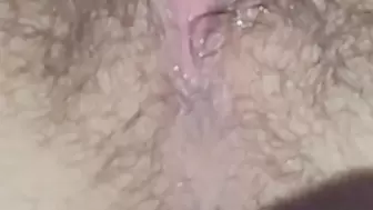 Extreme close up labia and clit and slow motion