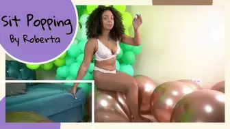 Roberta lightweight Sit Pop Chrome 16" Balloons