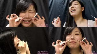Mihina - CLOSE-UP of Japanese cute girl SNEEZING sneez-10 - wmv 1080p