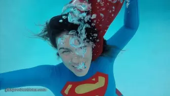 Sexy Superheroine Swimming With Megan Jones (SD 720p WMV)