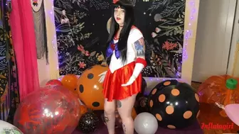 Furious Sailor Mars Scolds and Busts Your Halloween Balloons