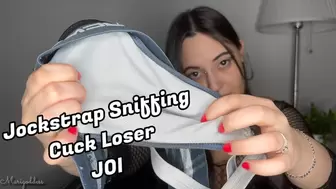 Jockstrap Sniffing Cuck Loser JOI