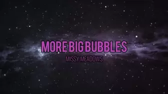 More massive bubbles!