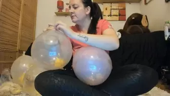 Balloons real orgasm