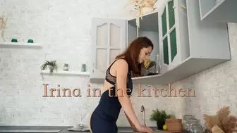 Irina in the kitchen
