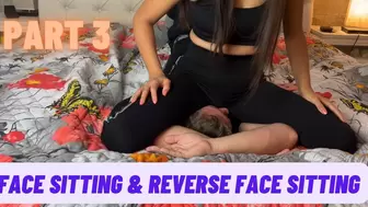 Face Sitting in Leggings | Merciless Female Domination | You're Not Gonna Enjoy This Night, You Powerless Loser | Part 3