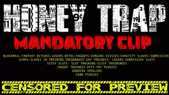 HoneyTrap Mandatory Clip for all Blackmail-fantasy-Exposed-fantasy-Sissy-Make Me Bi-Submisssives
