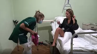 Kamilla healing in the hospital
