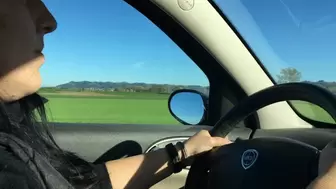 my friend and I drive my car in reverse