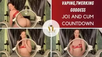 VAPING GODDESS - JOI AND TEASE WITH CUM COUNTDOWN