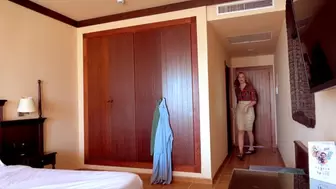Embarrassed Tourist Made To Strip