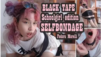 Schoolgirl Tape Bondage