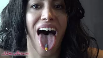 Alena Tiny Man Mouth Vore- First Vore video from 2015[HD]