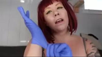 JOI to my Blue Medical Gloves MP4 1080 Sexy JOI and Cum Countdown