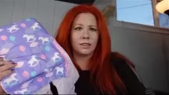 Step-Aunt makes you wear a diaper and HUMILIATES you! MP4 1080