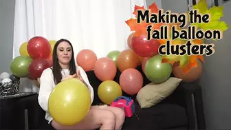 Making the fall balloon clusters [4k]