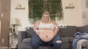 Tight Jeans Try On