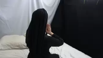 Horny nun takes it in the ass