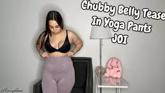 Chubby Belly Tease In Yoga Pants JOI