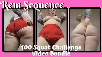100 Squat Challenge Video Bundle