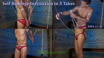 Self Bondage Instruction in 3 Takes
